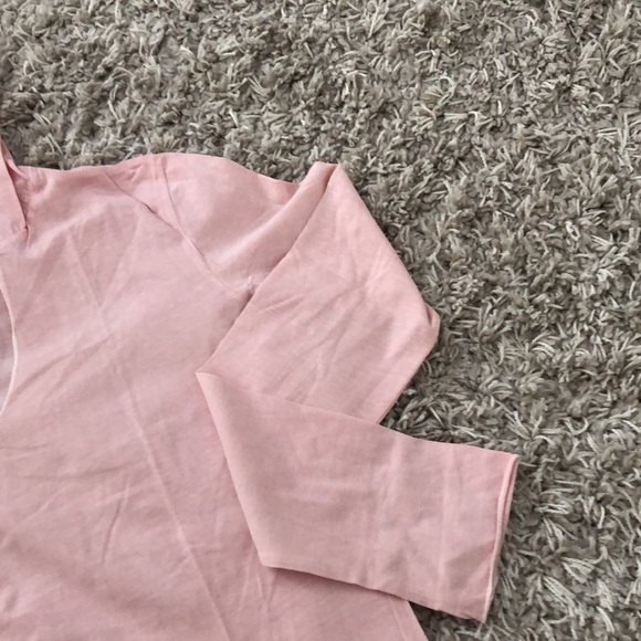 Pink/blush long sleeve shirt&hood and pockets, Esprit, M, not worn - Picture 4 of 7